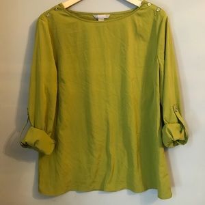 Banana republic Green blouse.